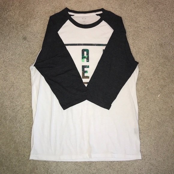 Oakley 3/4 Three Quarters Sleeve T-Shirt - Picture 2 of 4